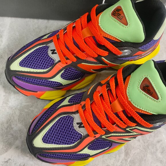 New Balance 9060 Prism Purple Vibrant Spring - Picture 4 of 8